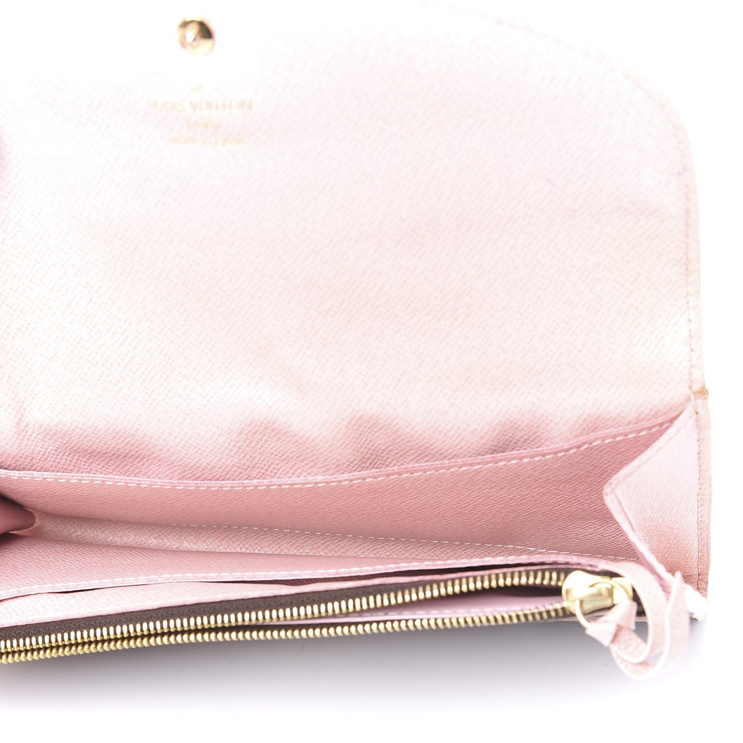 Damier Ebene Caissa Wallet Rose Ballerine
