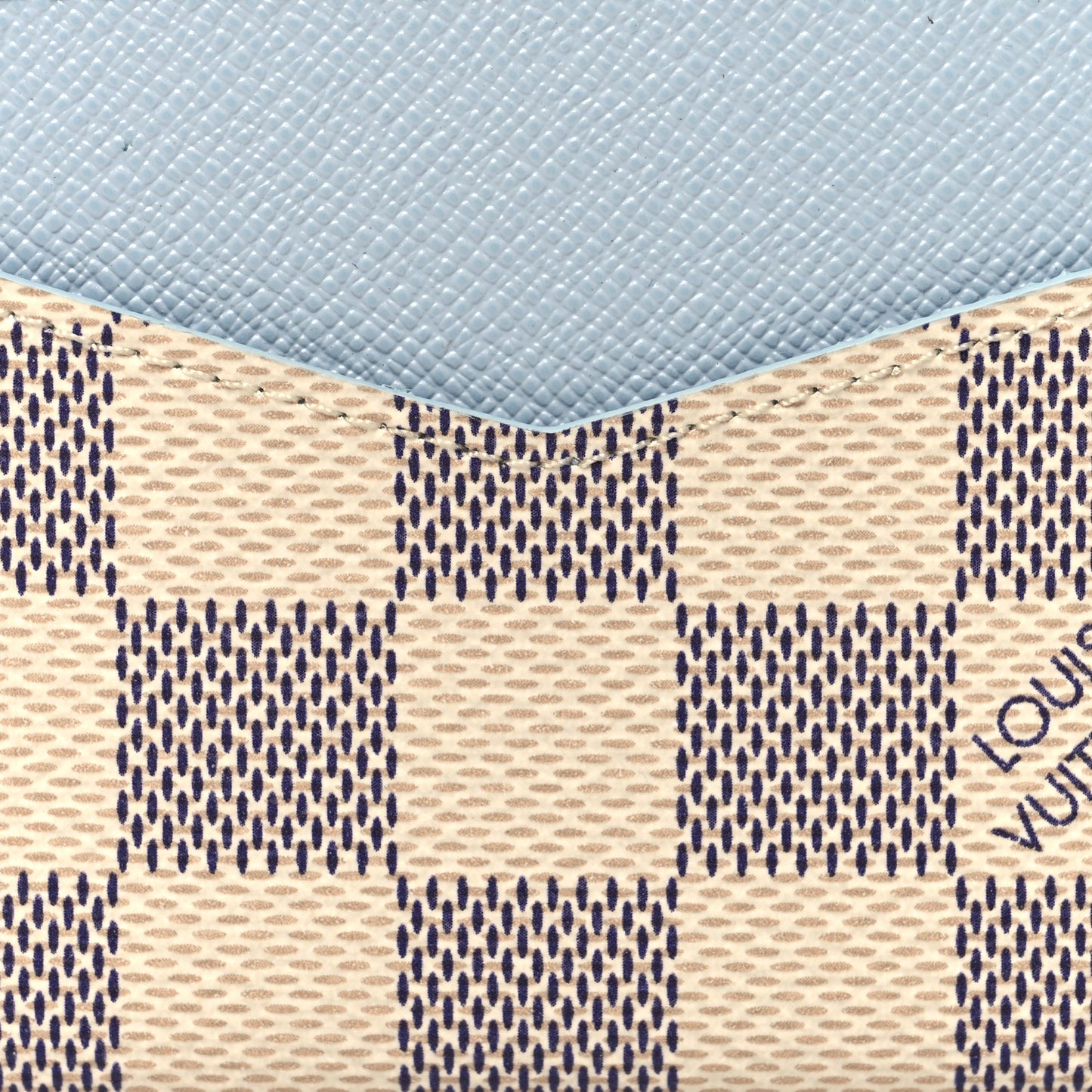 Damier Azur Daily Card Holder Olympe Blue