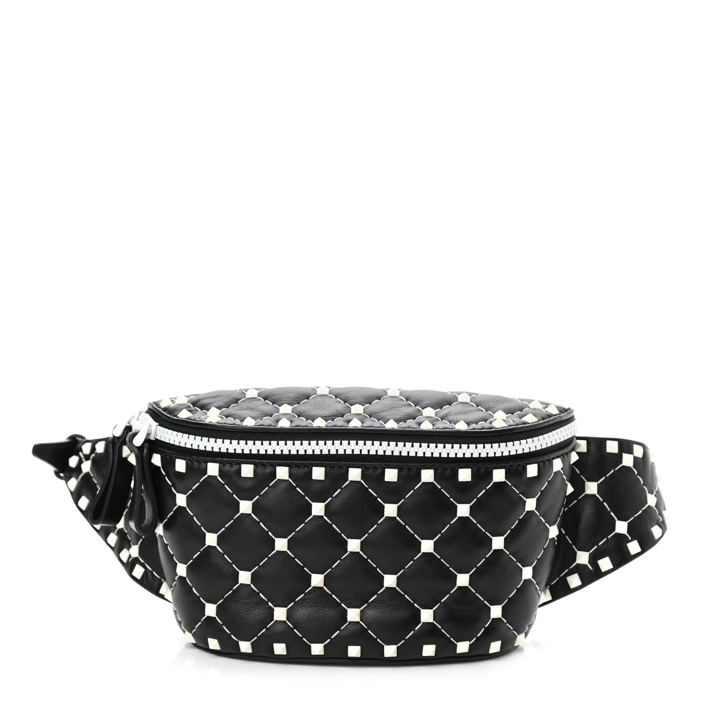 Nappa Free Rockstud Spike Belt Bag Black
