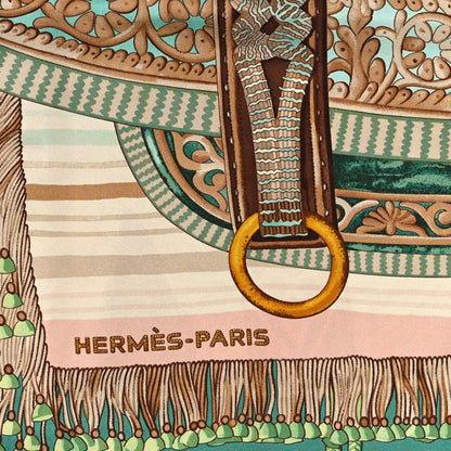 Hermes Silk Selle D Apparat Marocaine Scarf 90 2 of 4