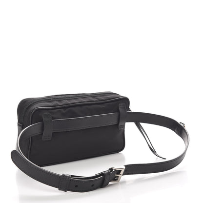 Prada Tessuto Nylon Saffiano Belt Bag Black 3 of 10