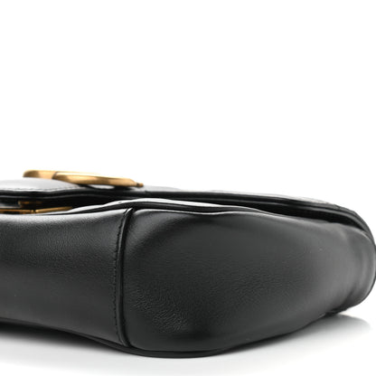 Gucci Calfskin Matelasse Mini GG Marmont Shoulder Bag Black 12 of 12