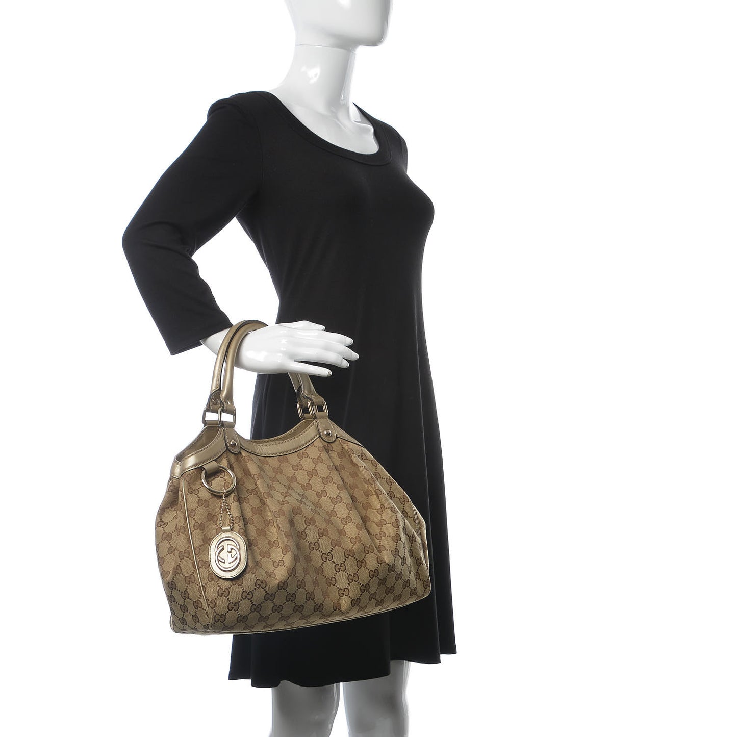 Monogram Medium Sukey Tote Champagne
