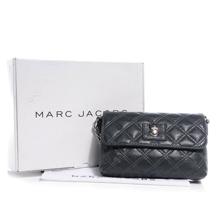 Marc Jacobs Leather Quilted The Single Grey 5 of 10