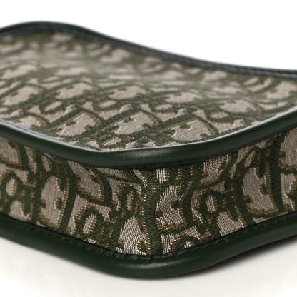 Christian Dior Oblique Diorquake Clutch Green 10 of 10