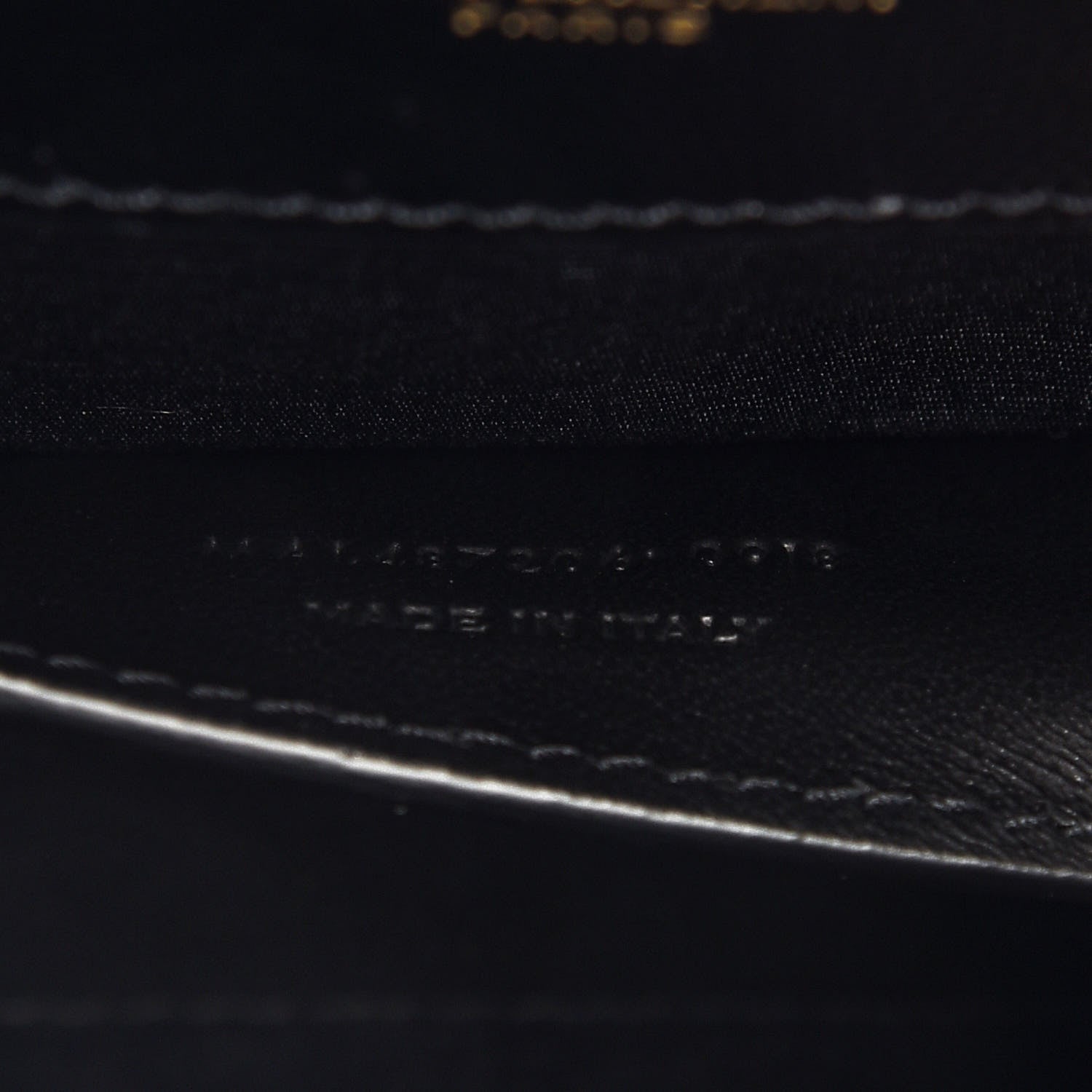 Saint Laurent Grain De Poudre Textured Mixed Matelasse Triquilt Medium Monogram Satchel Black 8 of 8