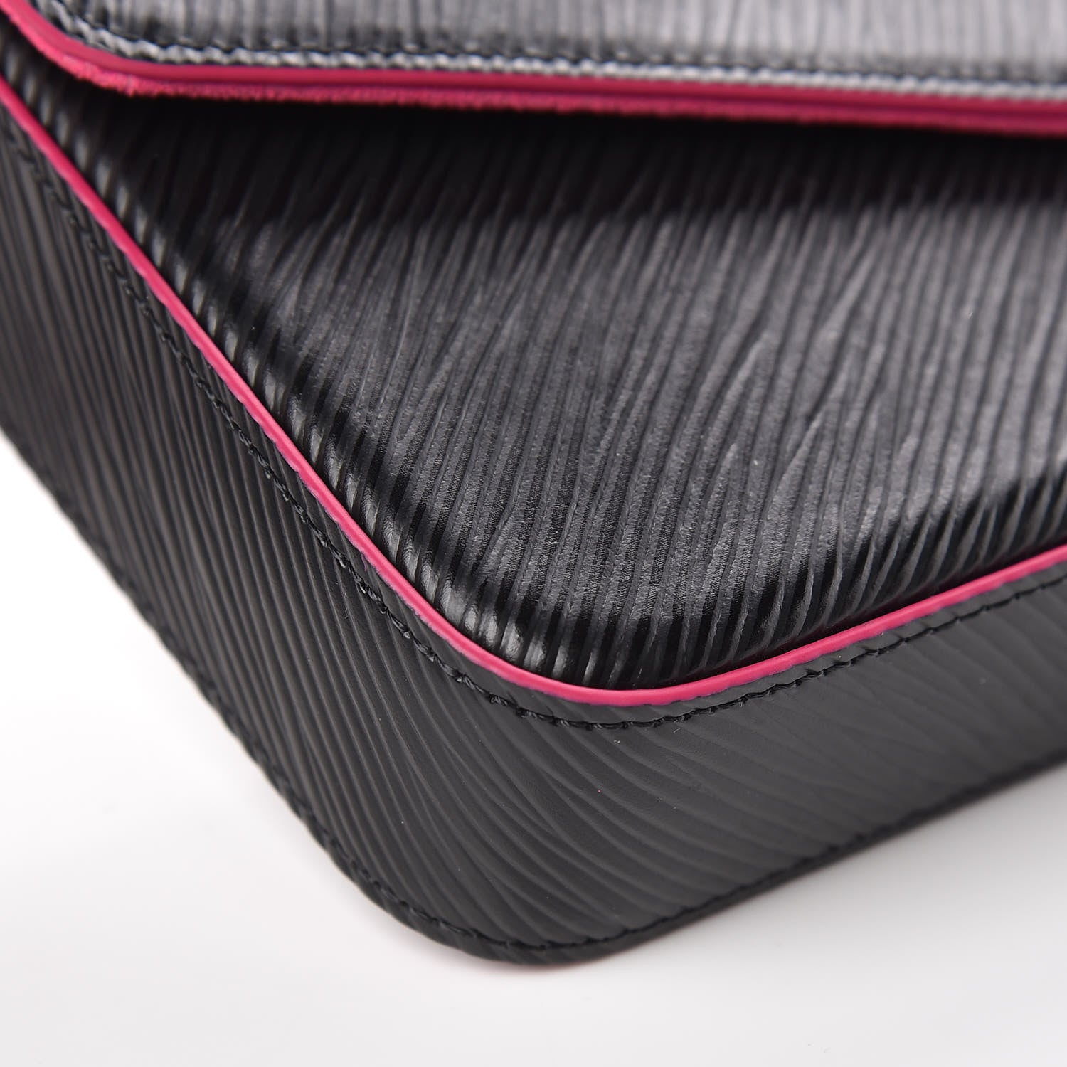 Louis Vuitton Epi Pochette Felicie Black Hot Pink 7 of 8