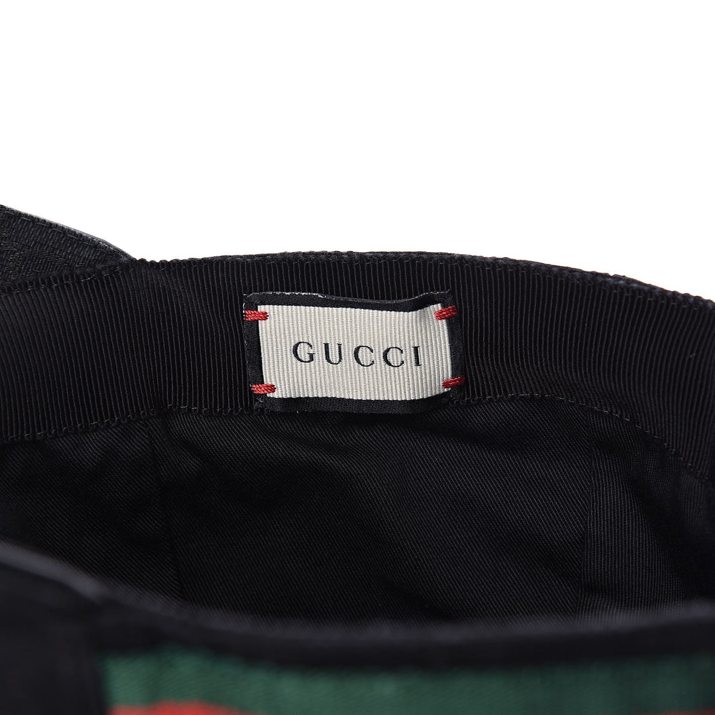 Monogram Web Baseball Hat S Black
