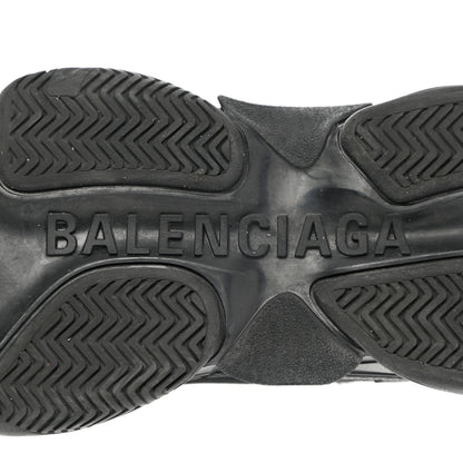 Balenciaga Technical Fabric Allover Logo Mens Triple S Sneakers 41 Black White 7 of 14