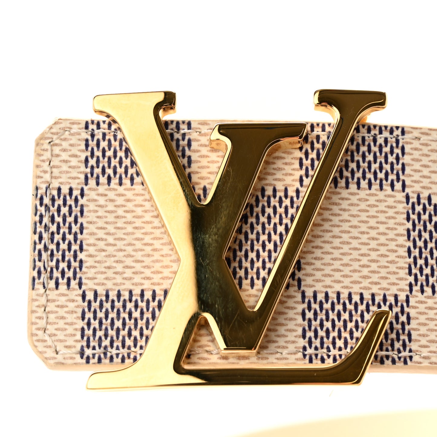 Damier Azur 40MM LV Initiales Belt 90 36