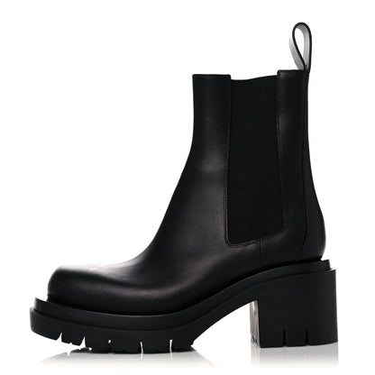 Bottega Veneta Calfskin The Lug Boots 38 Black 1 of 12