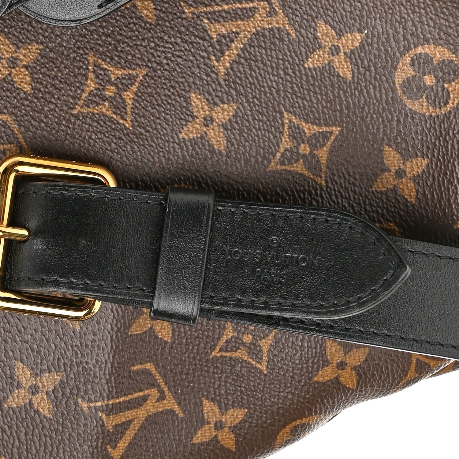 Louis Vuitton Monogram Odeon MM Black 6 of 10
