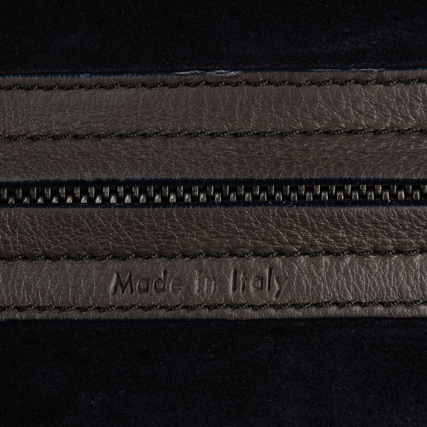 Supple Calfskin Medium Phantom Luggage Khaki