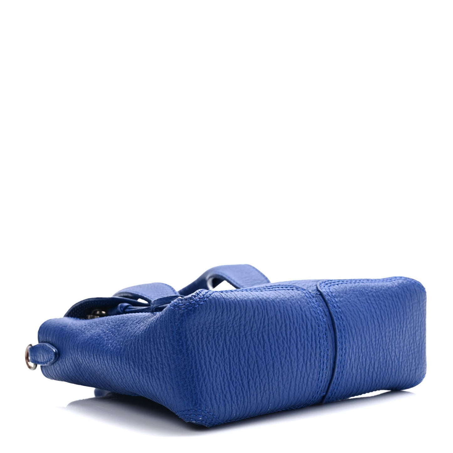 Textured Calfskin Mini Pashli Satchel Cobalt