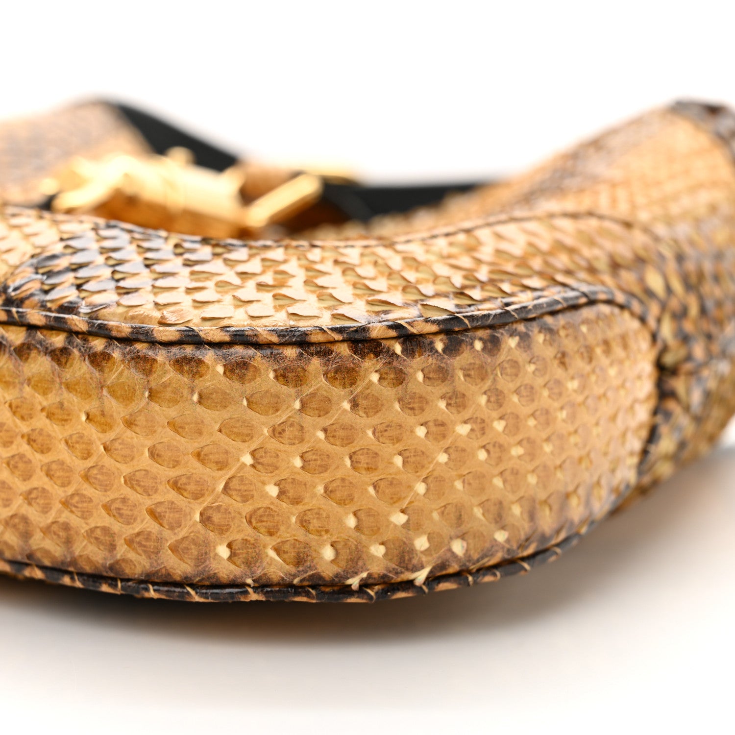 Gucci Snakeskin Small Jackie 1961 Hobo Brown 11 of 13