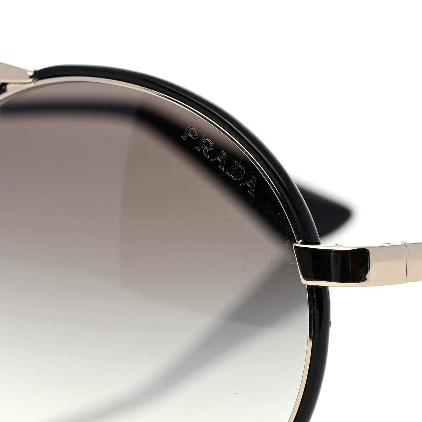 Round Sunglasses SPR 51S Black Silver