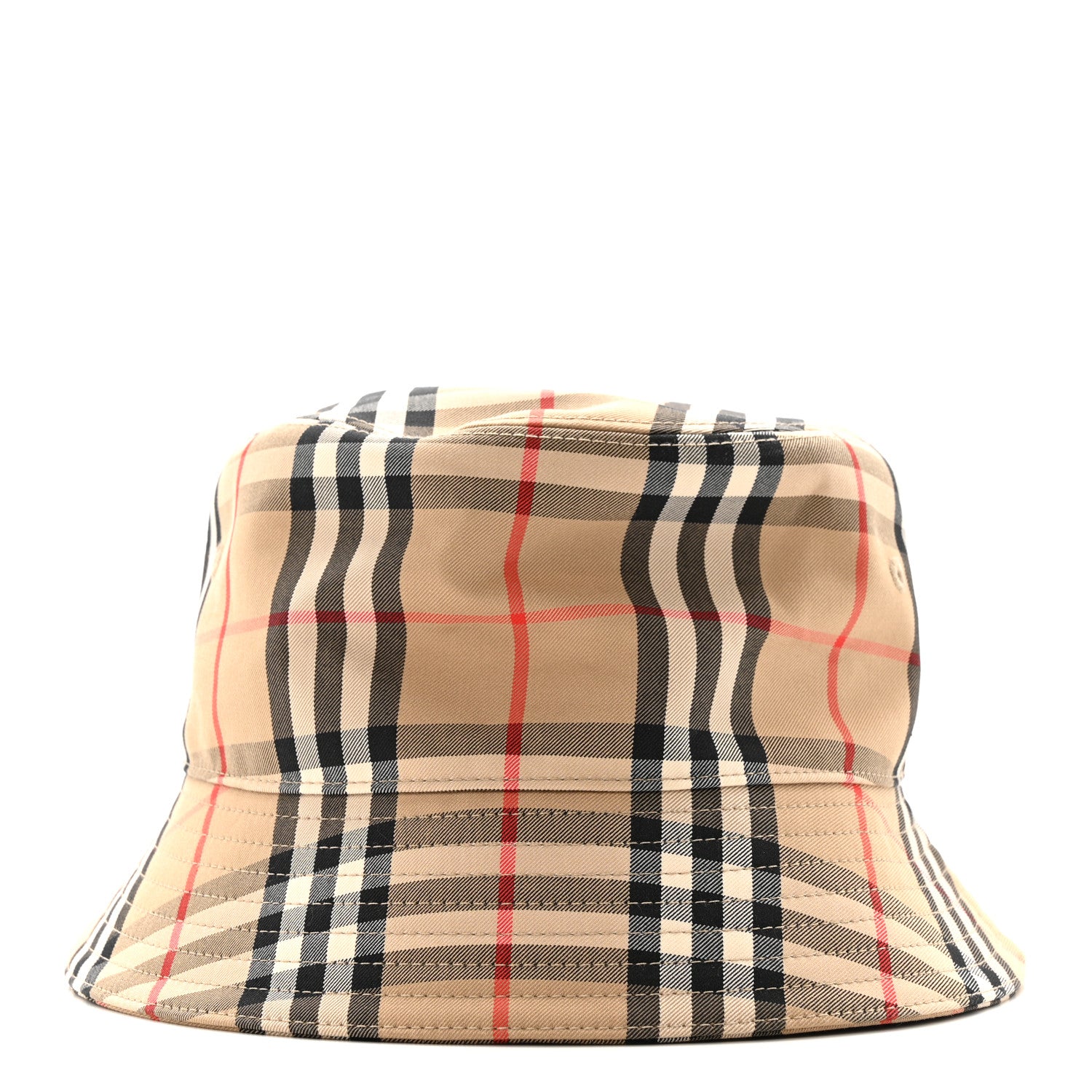 Burberry Technical Cotton Vintage Check Bucket Hat L Archive Beige 3 of 9