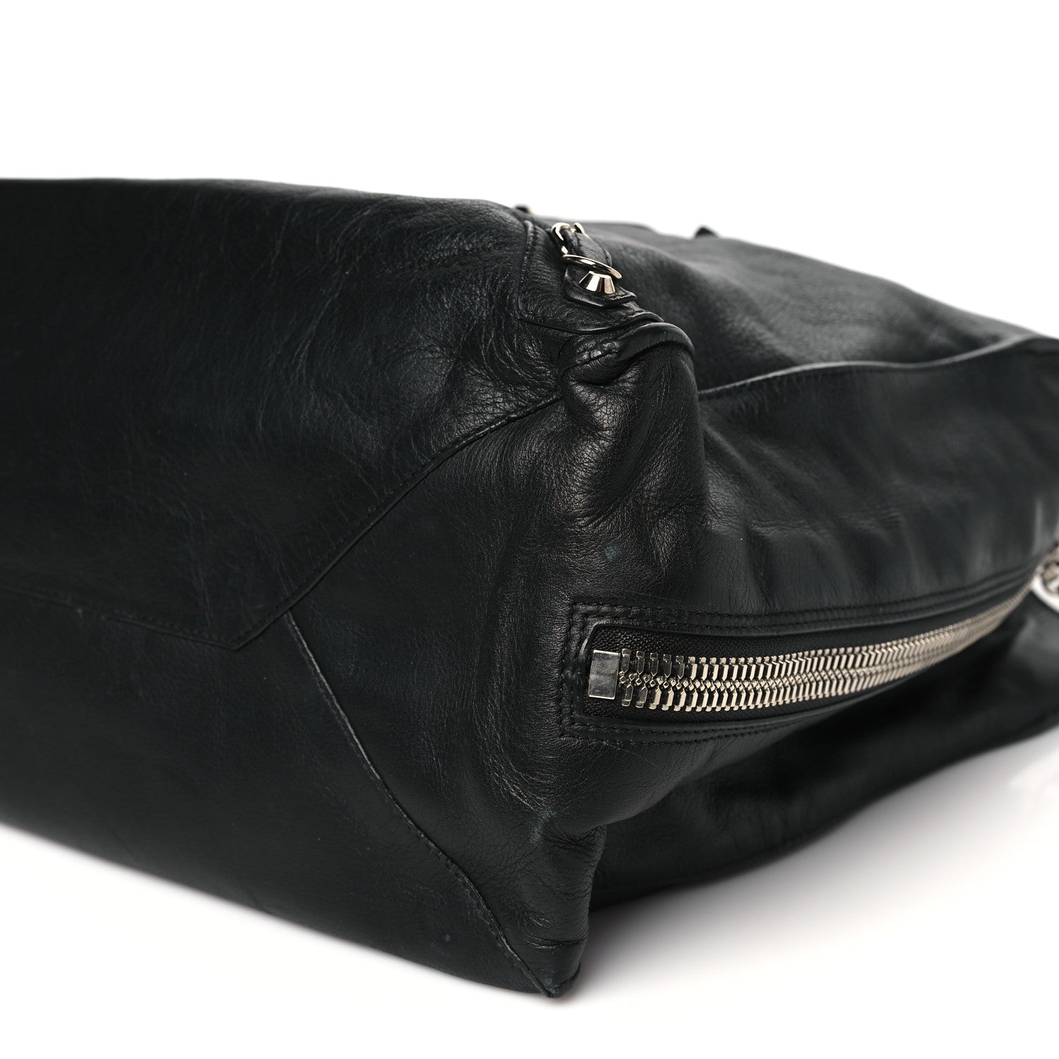 Balenciaga Supple Calfskin Papier A4 Zip Around Tote Black 11 of 13