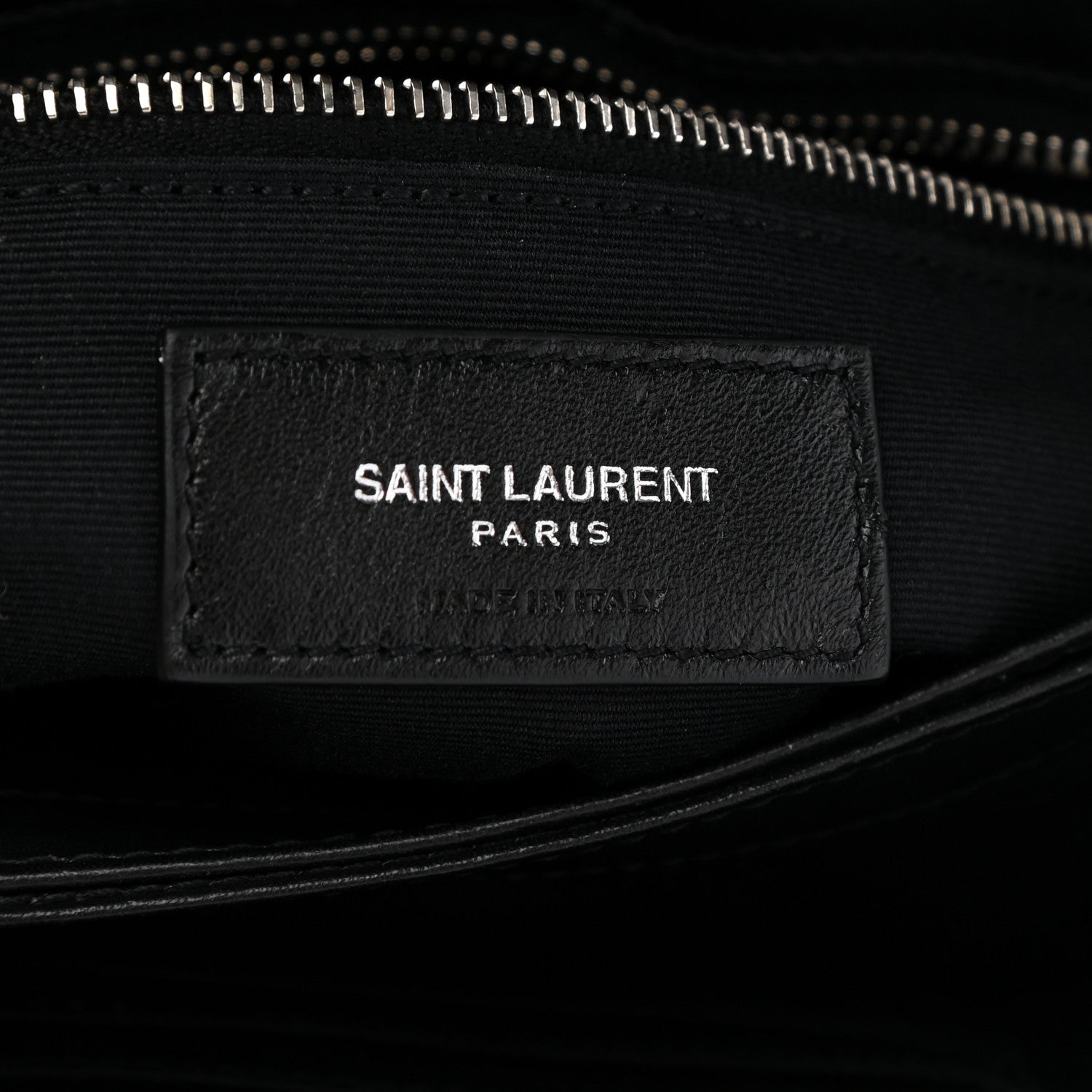 Saint Laurent Shearling Toy Loulou Shoulder Bag Black 6 of 8