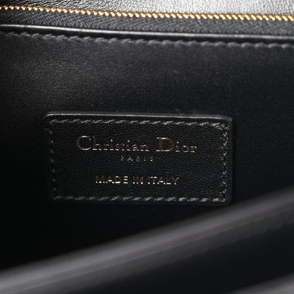 Christian Dior Lambskin Cannage My Dior Top Handle Bag Black 6 of 9