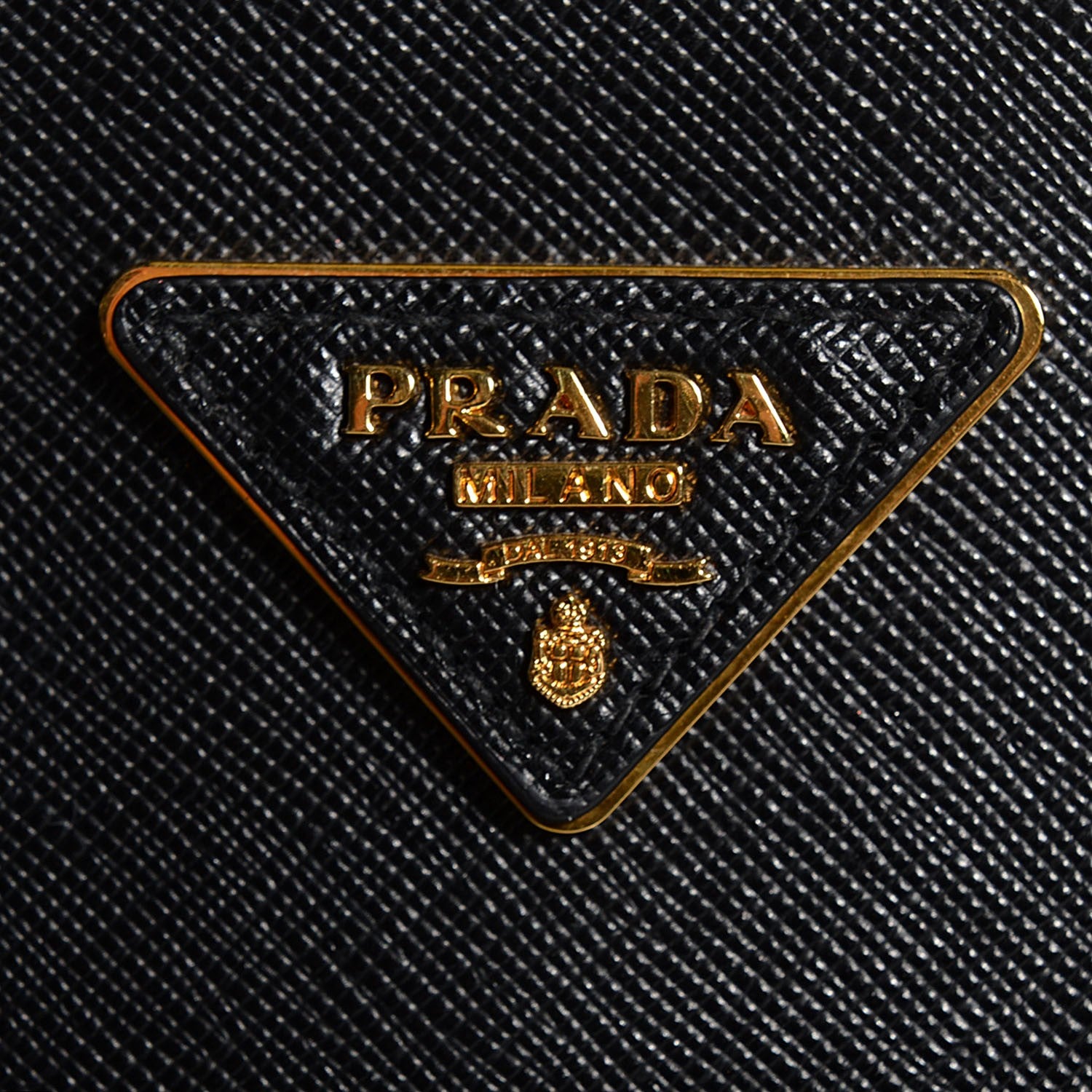 Prada Saffiano Lux Medium Double Zip Tote Nero Black 11 of 11