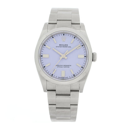 Rolex Stainless Steel 36mm Oyster Perpetual Watch Lavender 126000 Lavender 1 of 5
