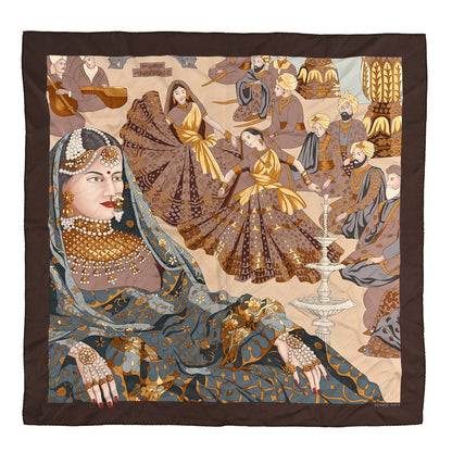 Hermes Silk Splendeur Des Maharajas Scarf 90 1 of 4