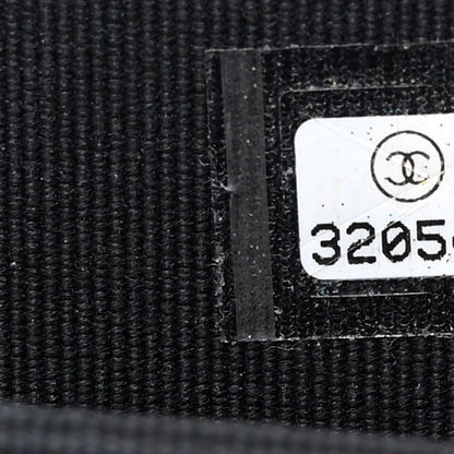 Chanel Caviar Chevron Quilted Mini Boy Clutch With Chain Black 7 of 11