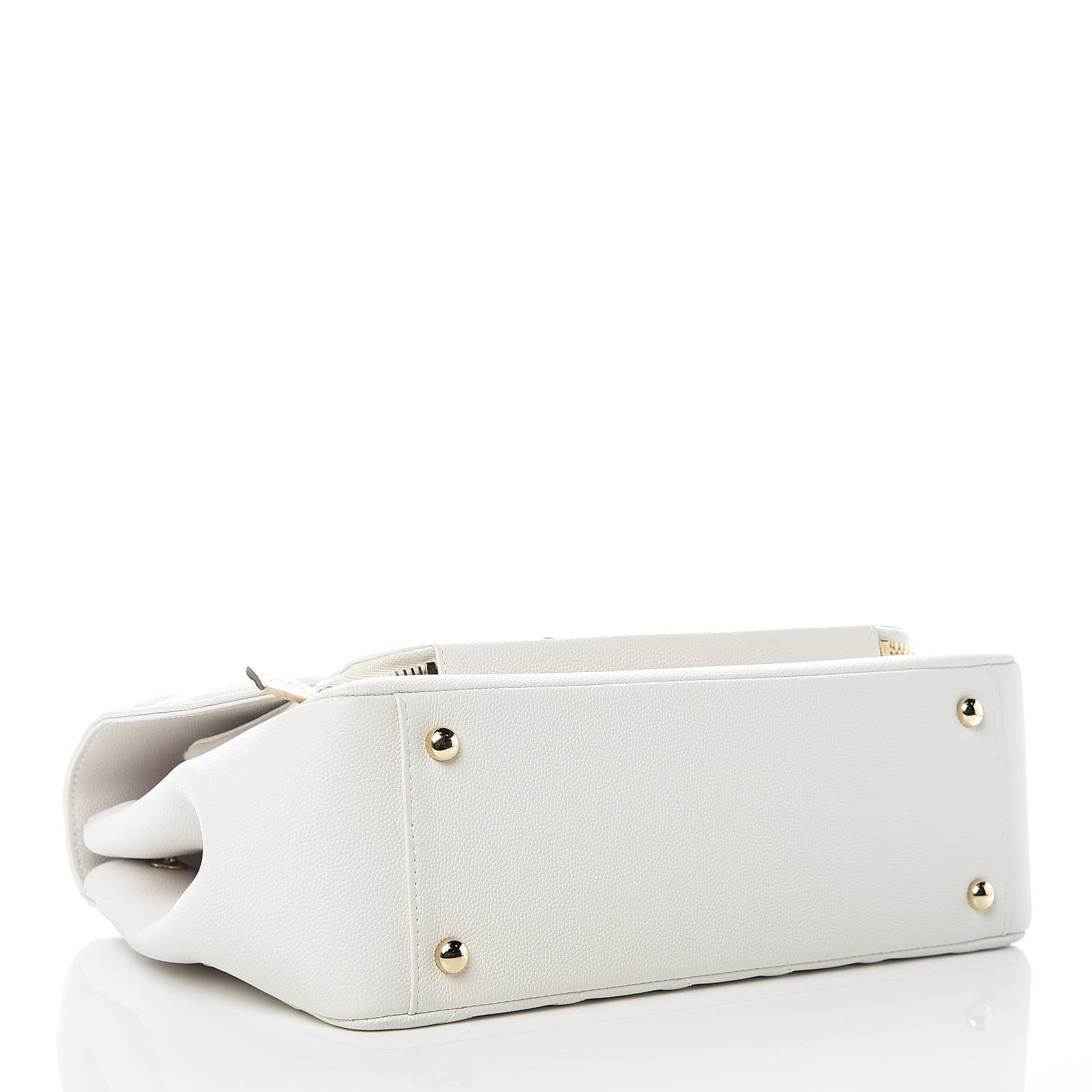 Chanel Caviar Quilted Large Business Affinity Flap White 4 of 10