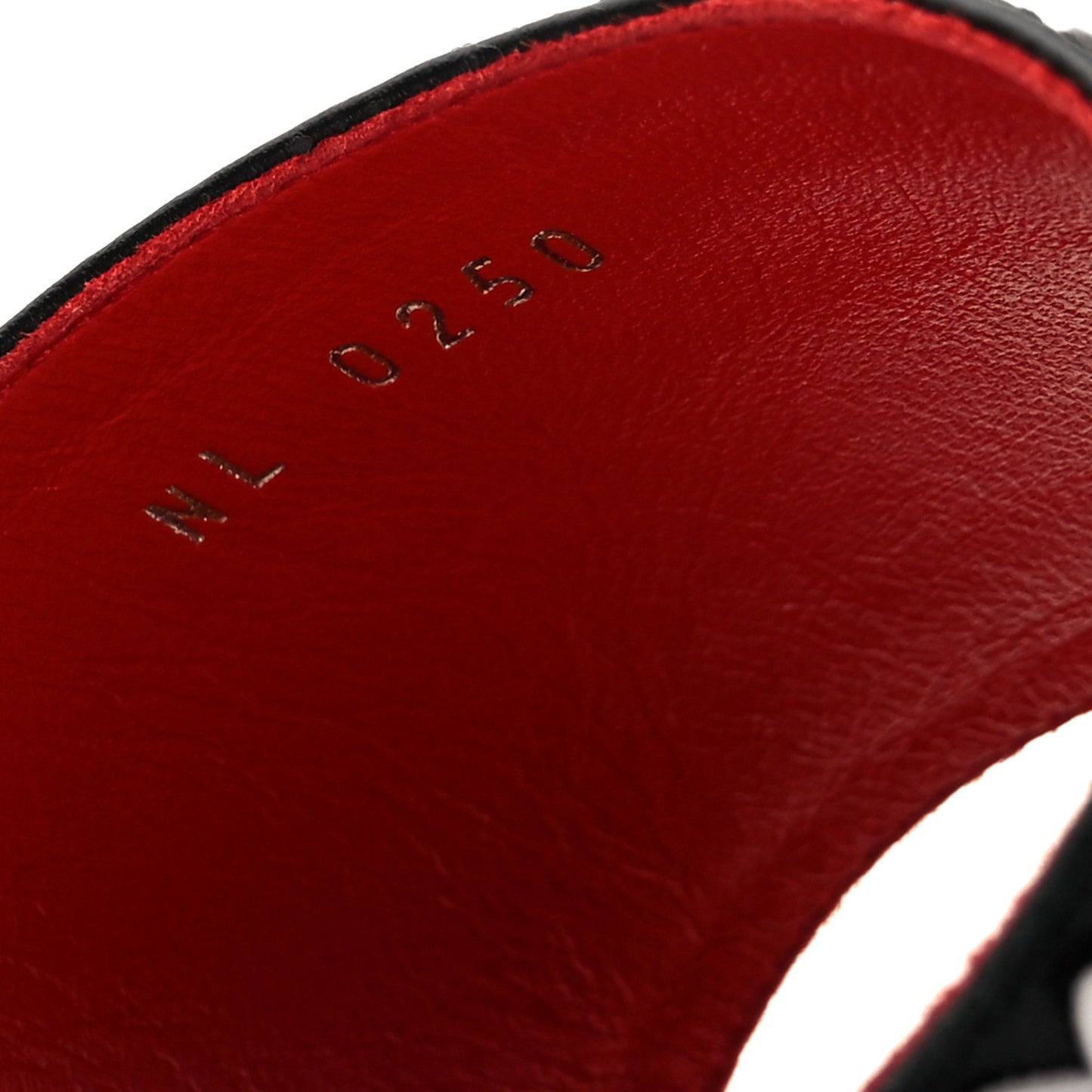 Monogram Crafty Lock It Flat Mule 36 Creme Rouge