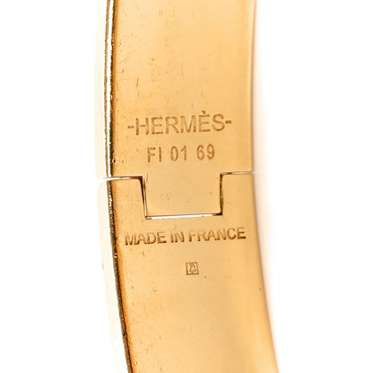 Hermes Enamel Narrow Clic Clac H Bracelet PM Black 4 of 4