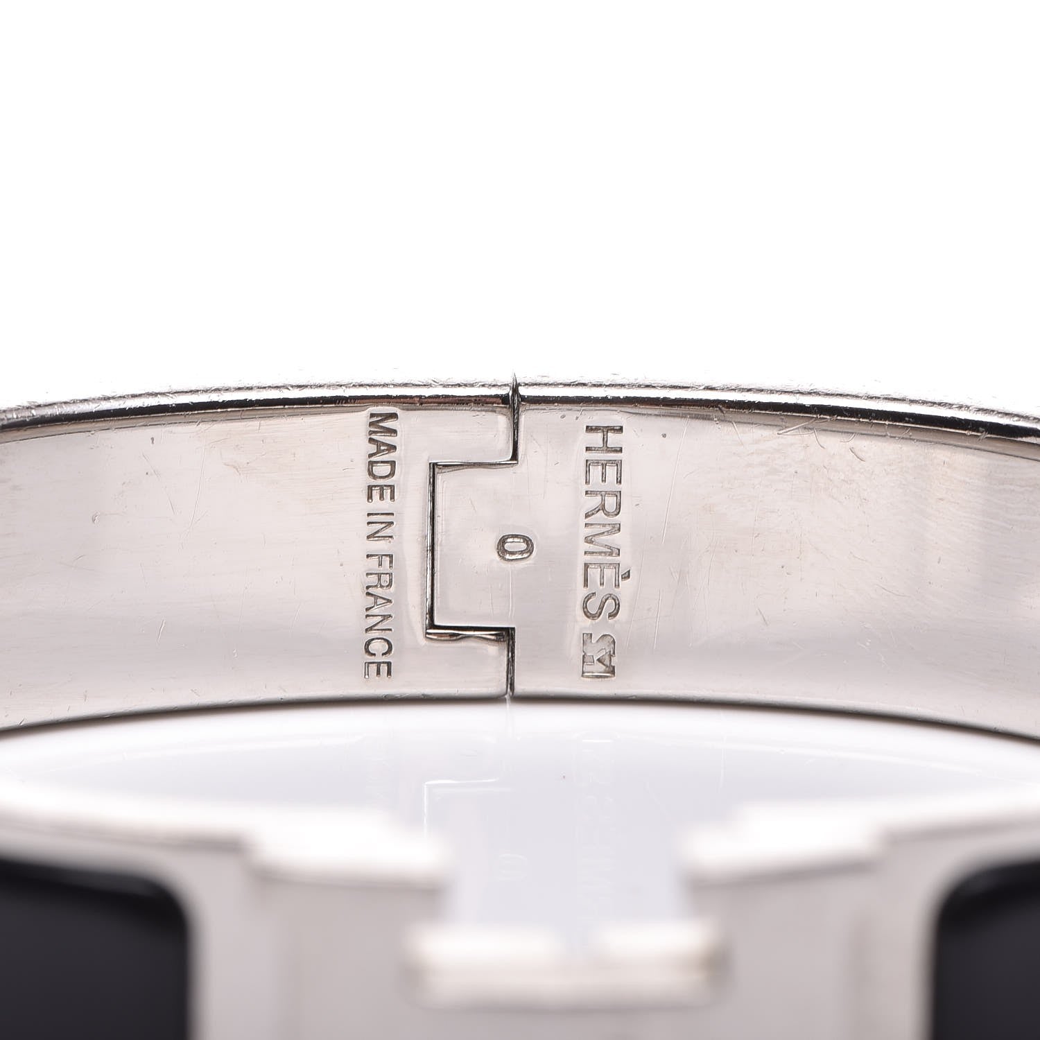 Hermes Enamel Narrow Clic Clac H Bracelet PM Black 4 of 6