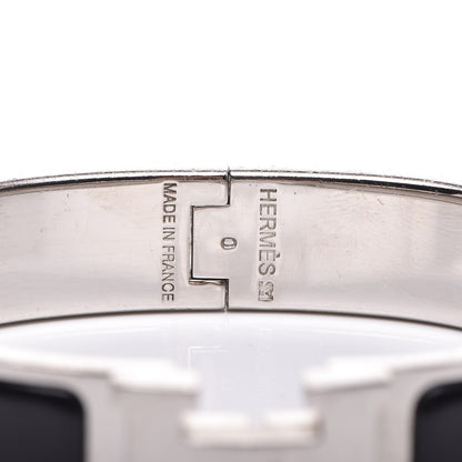 Hermes Enamel Narrow Clic Clac H Bracelet PM Black 4 of 6