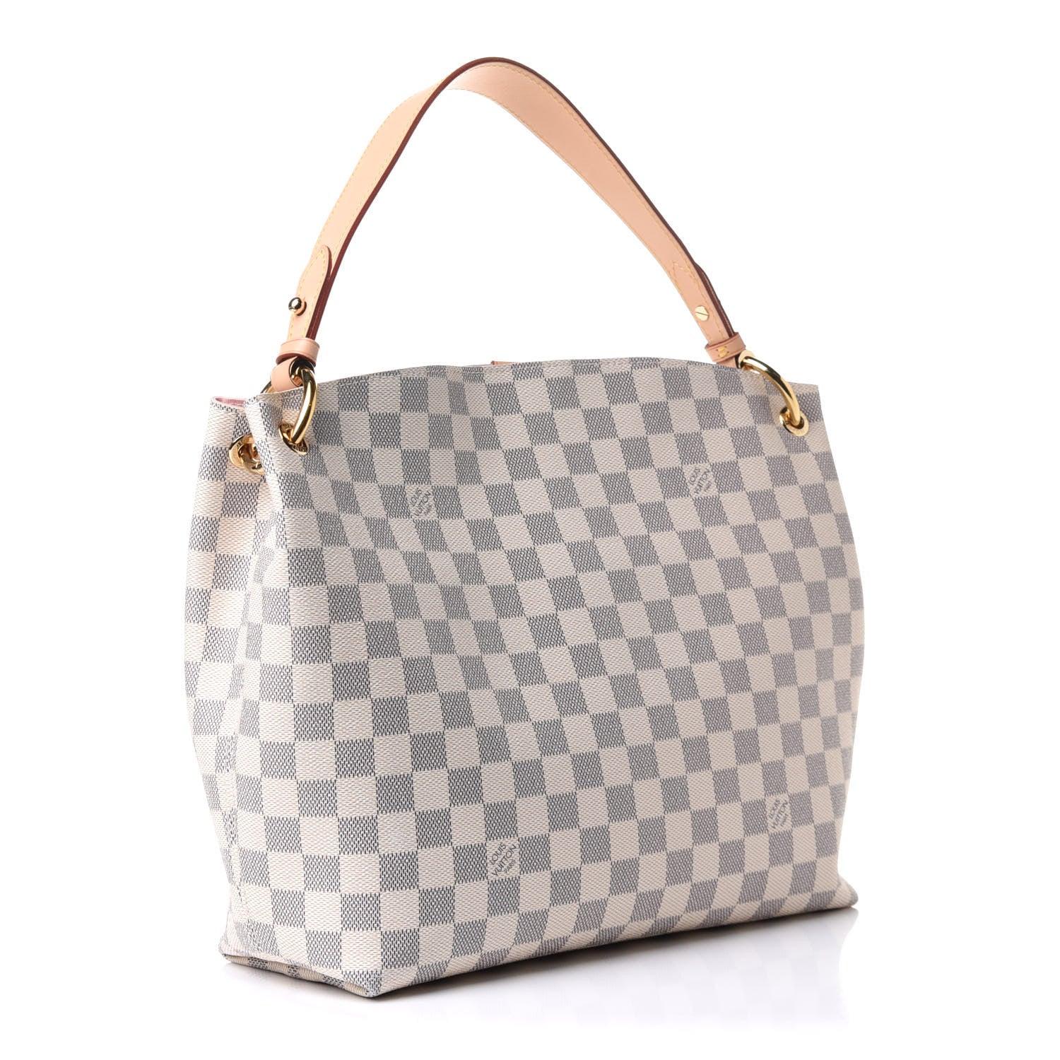 Louis Vuitton Damier Azur Graceful PM Rose Ballerine 3 of 13