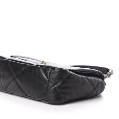 Chanel Lambskin Quilted Medium 19 Flap Black 7 of 11