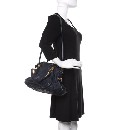 Chloe Calfskin Medium Paraty Navy 2 of 17