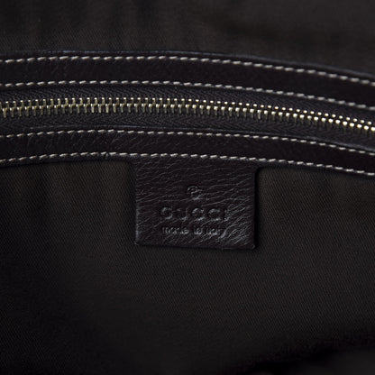 Gucci Calfskin Large Britt Shoulder Bag Dark Brown 8 of 10