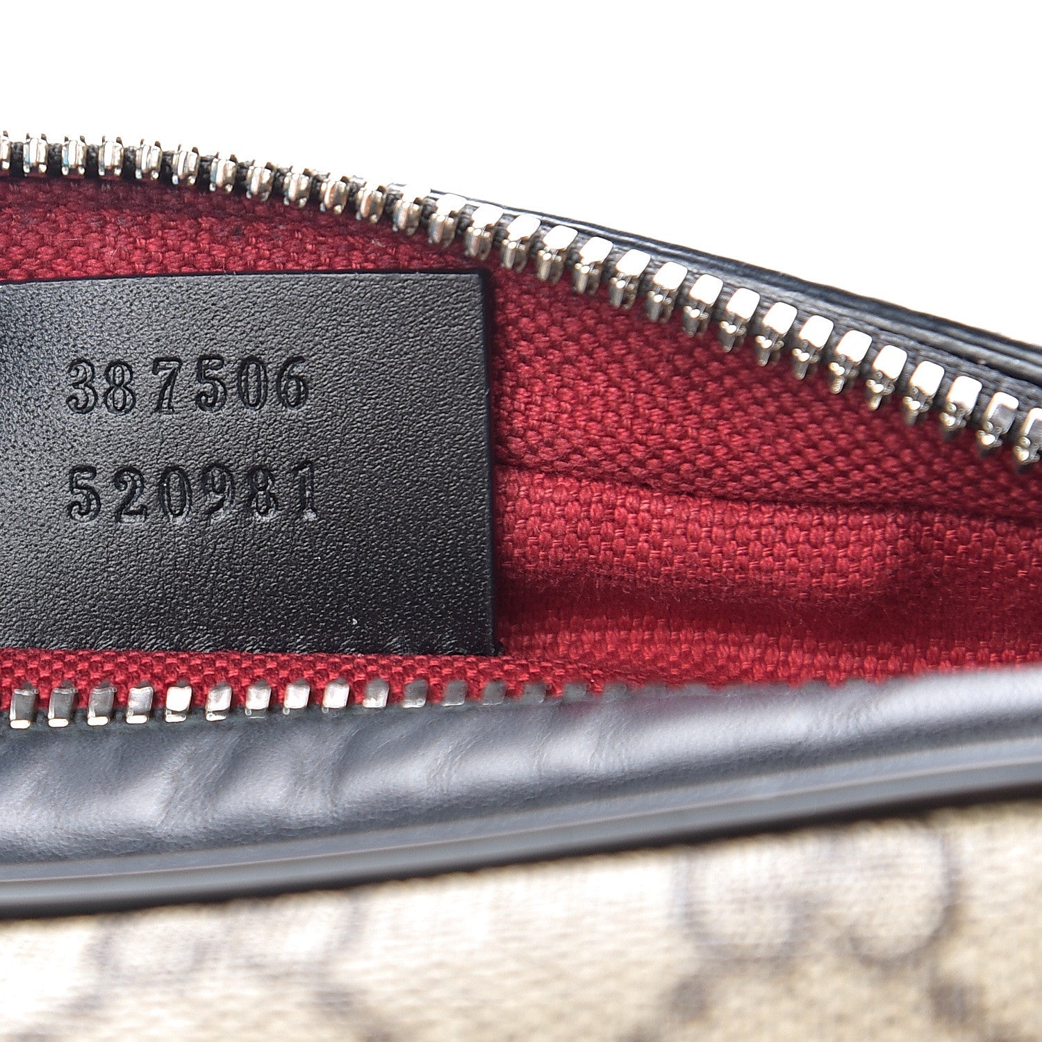 Gucci GG Supreme Monogram Web Small Shoulder Bag Black 6 of 9