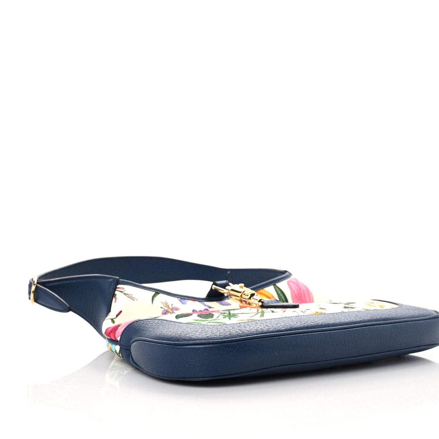 Canvas Flora Medium Jackie Hobo Blue Agata