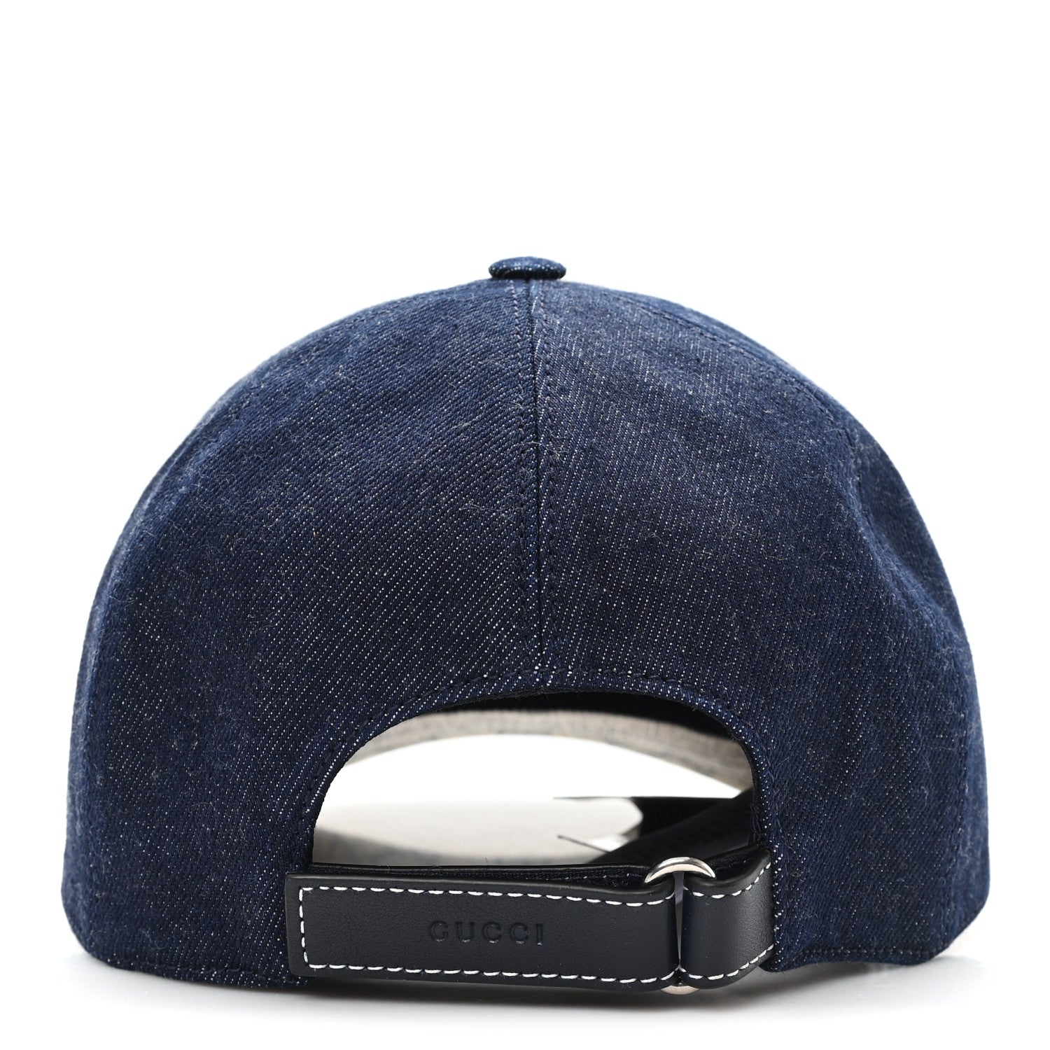 Gucci Lasered Denim Baseball Hat L Dark Blue 5 of 9