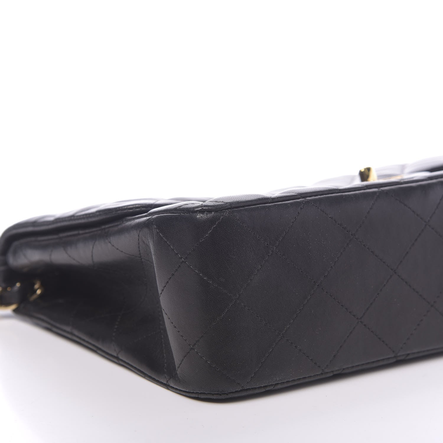 Chanel Lambskin Quilted Jumbo Single Flap Black 8 of 15