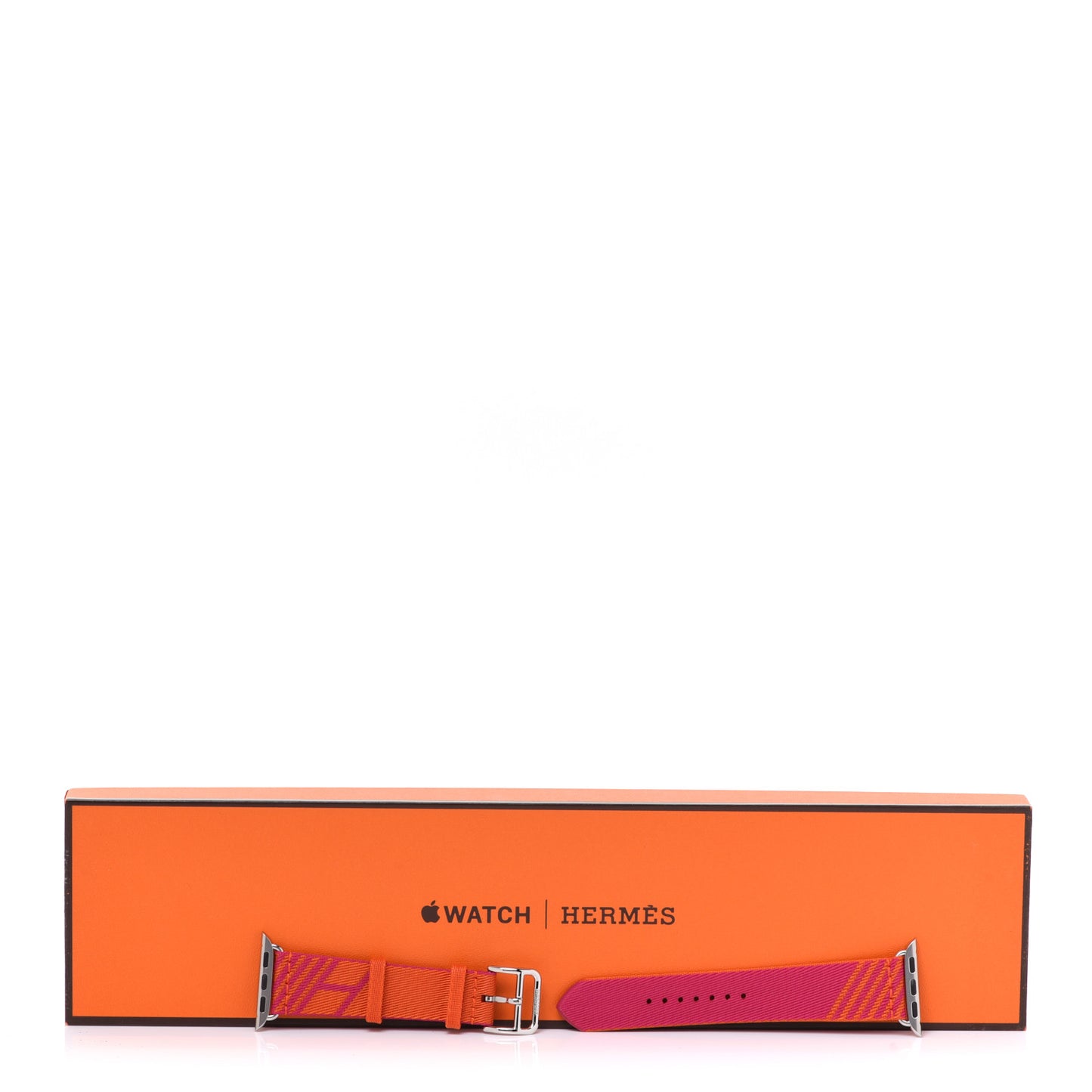 Nylon Weave Apple Watch Single Tour Band 40mm Orange Rose Mexico