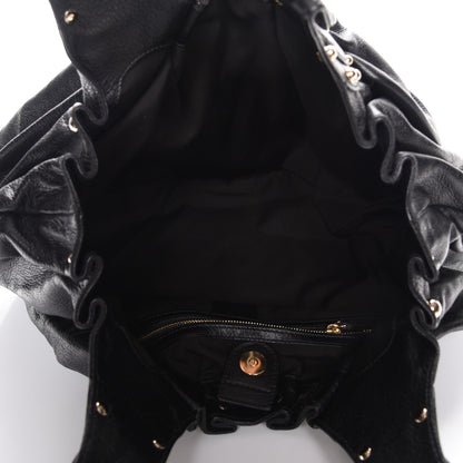 Gucci Calfskin Studded Large Pelham Tote Black 5 of 7