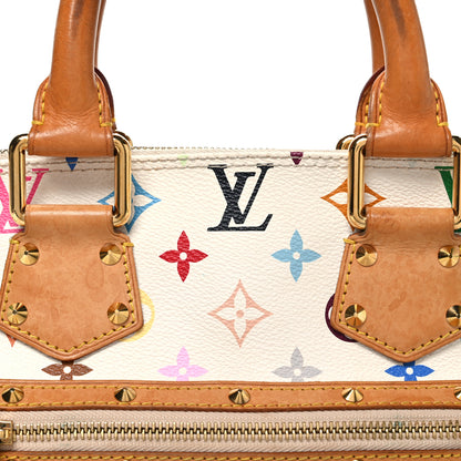 Louis Vuitton Monogram Multicolor Alma White 8 of 12