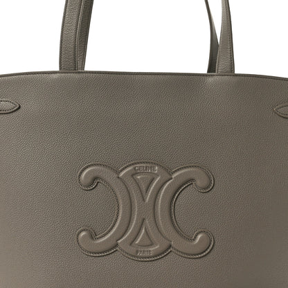 Celine Grained Calfskin Triomphe Medium Cabas Anais Pebble 7 of 10