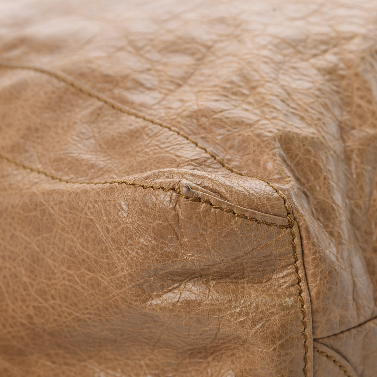 Agneau Giant 12 Rose Gold Hardware Day Hobo Havana Brown