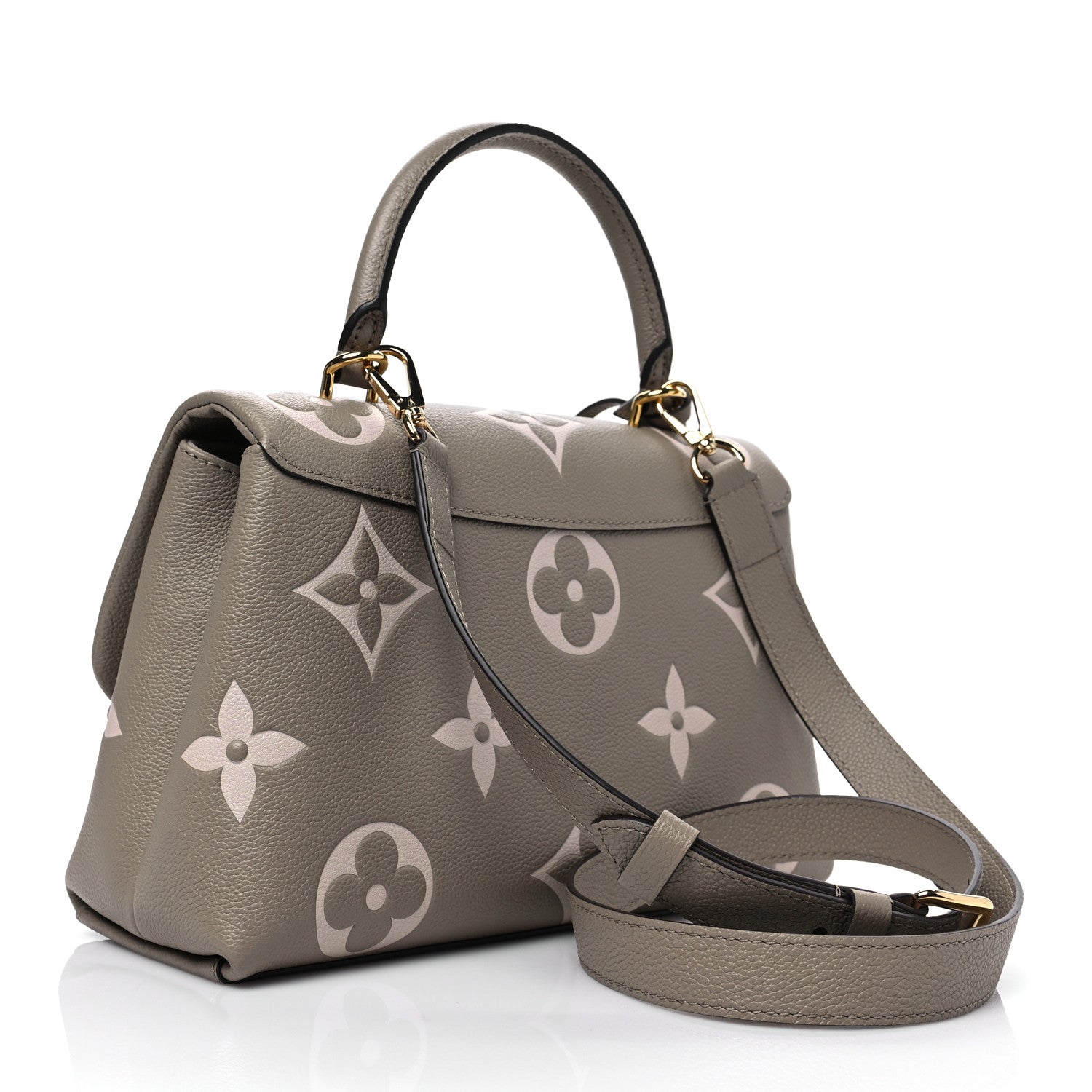 Louis Vuitton Empreinte Monogram Giant Madeleine MM Dove Grey Beige 2 of 6