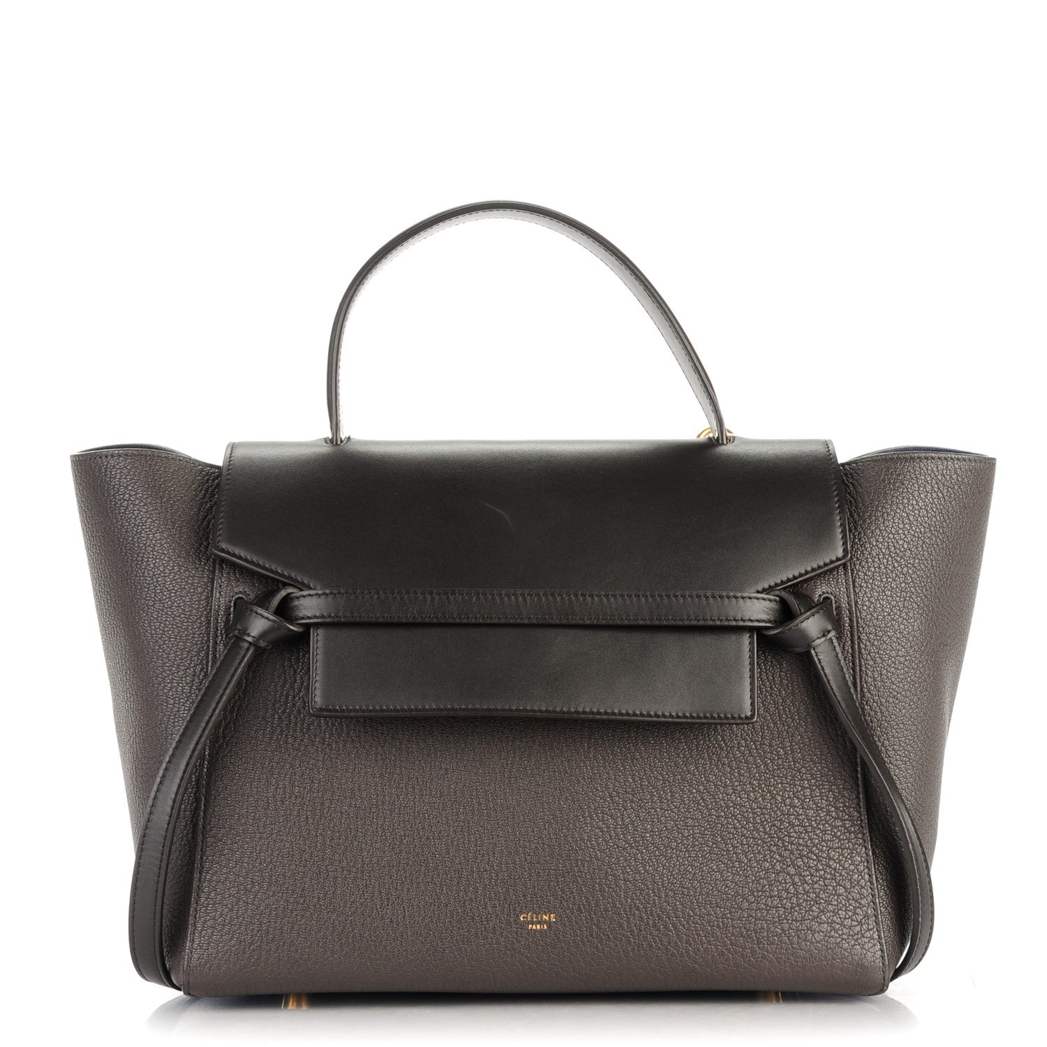 Celine Goatskin Smooth Calfskin Mini Belt Bag Dark Taupe 1 of 8