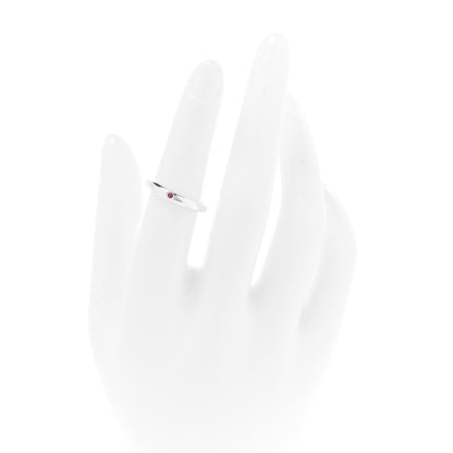 Tiffany Sterling Silver Ruby Elsa Peretti Band Ring 52 6 2 of 5