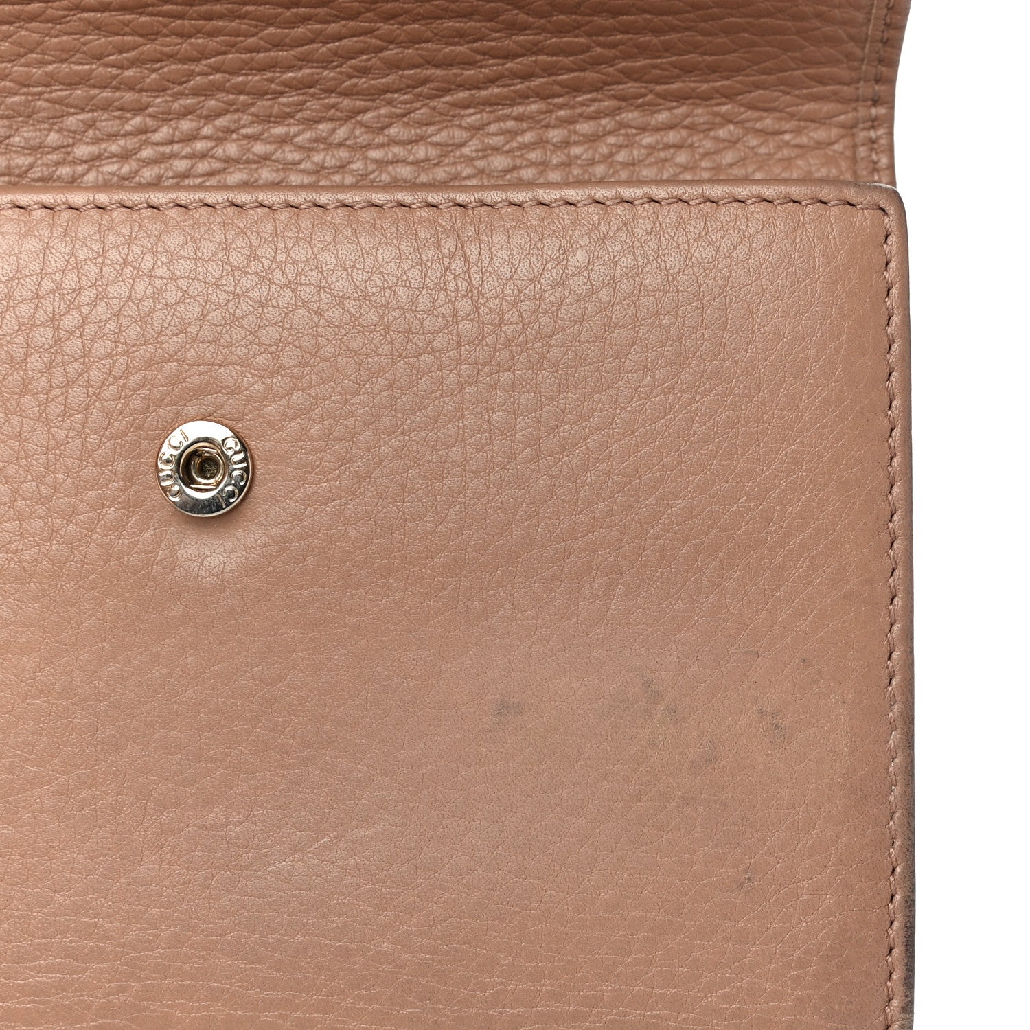 Gucci Deerskin Continental Flap Wallet Brown 20 of 26